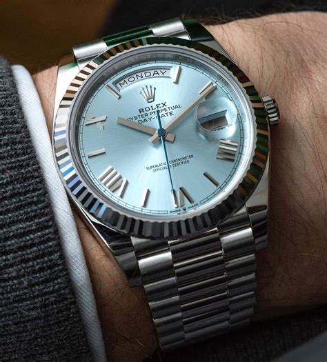 pre owned rolex day date 40|rolex day date 40 platinum.